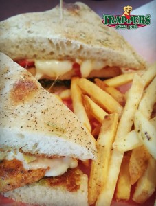 Trappers Tuscan chicken sandwich