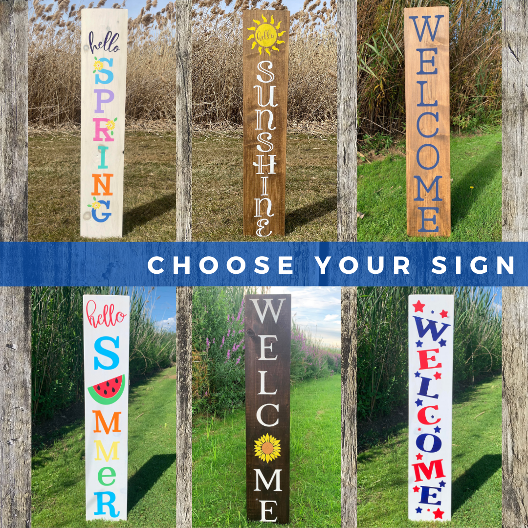 Porch Sign Workshop Choose Your Sign